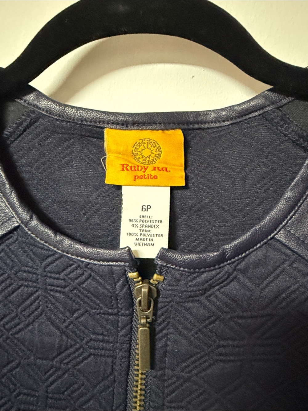 Ruby Rd Quilted Zip-Front Women's Jacket - Picture 2 of 3